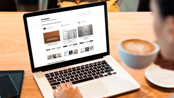 Showroom online de placas de descarga Geberit Showroom online de placas de descarga Geberit