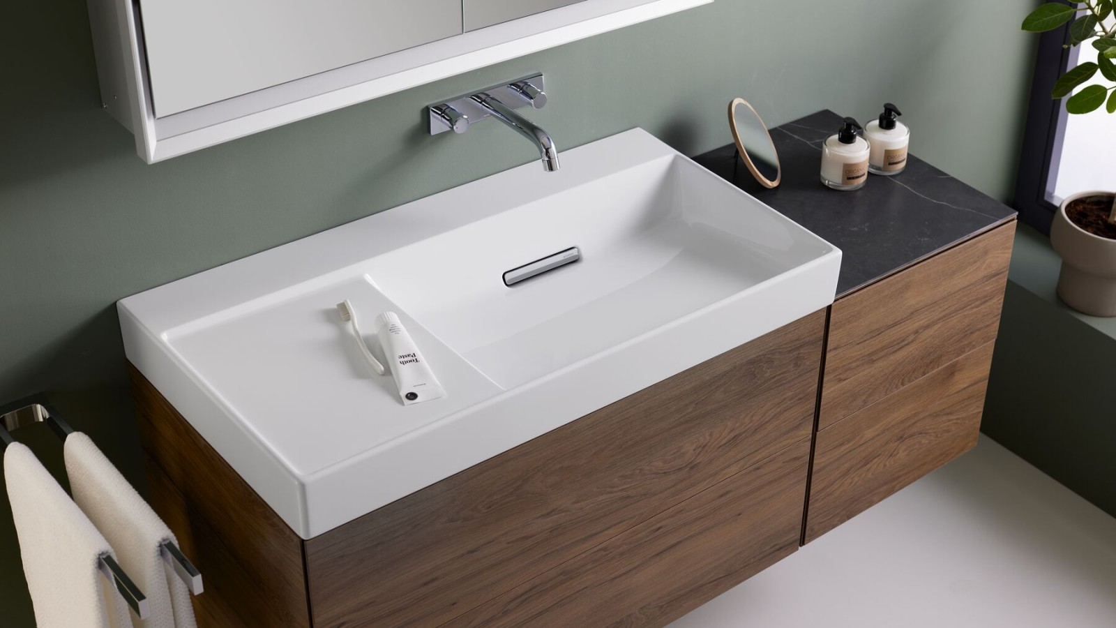 Área de lavatório Geberit ONE Área de lavatório Geberit ONE