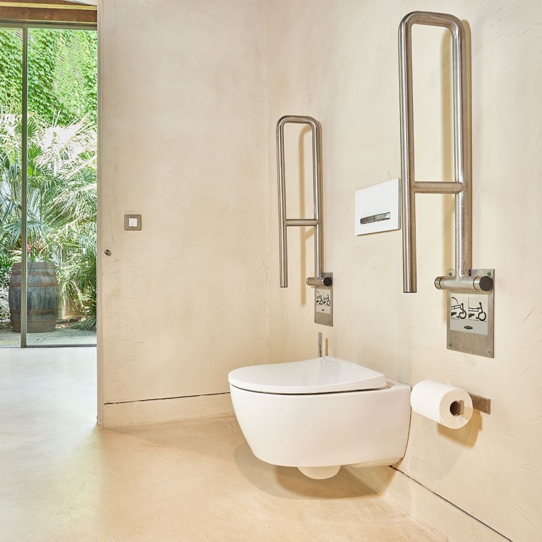 Estruturas de montagem Geberit Duofix, barras de apoio com segurança Estruturas de montagem Geberit Duofix, barras de apoio com segurança