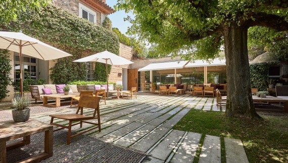 O terraço de El Celler de can Roca O terraço de El Celler de can Roca