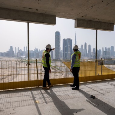As novas Torres Sobha estão a ser construídas com vista para o centro do Dubai