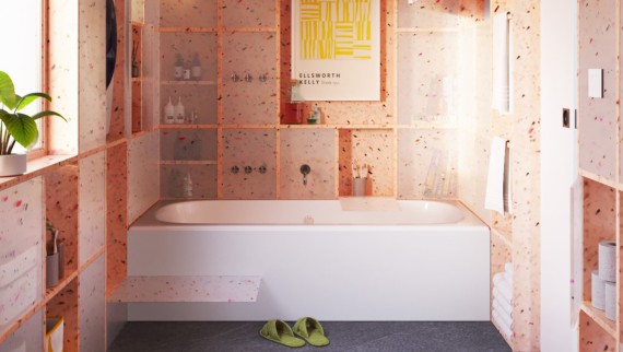 Casa de banho geracional por nimtim Architects (Reino Unido) (© nimtim Architects)