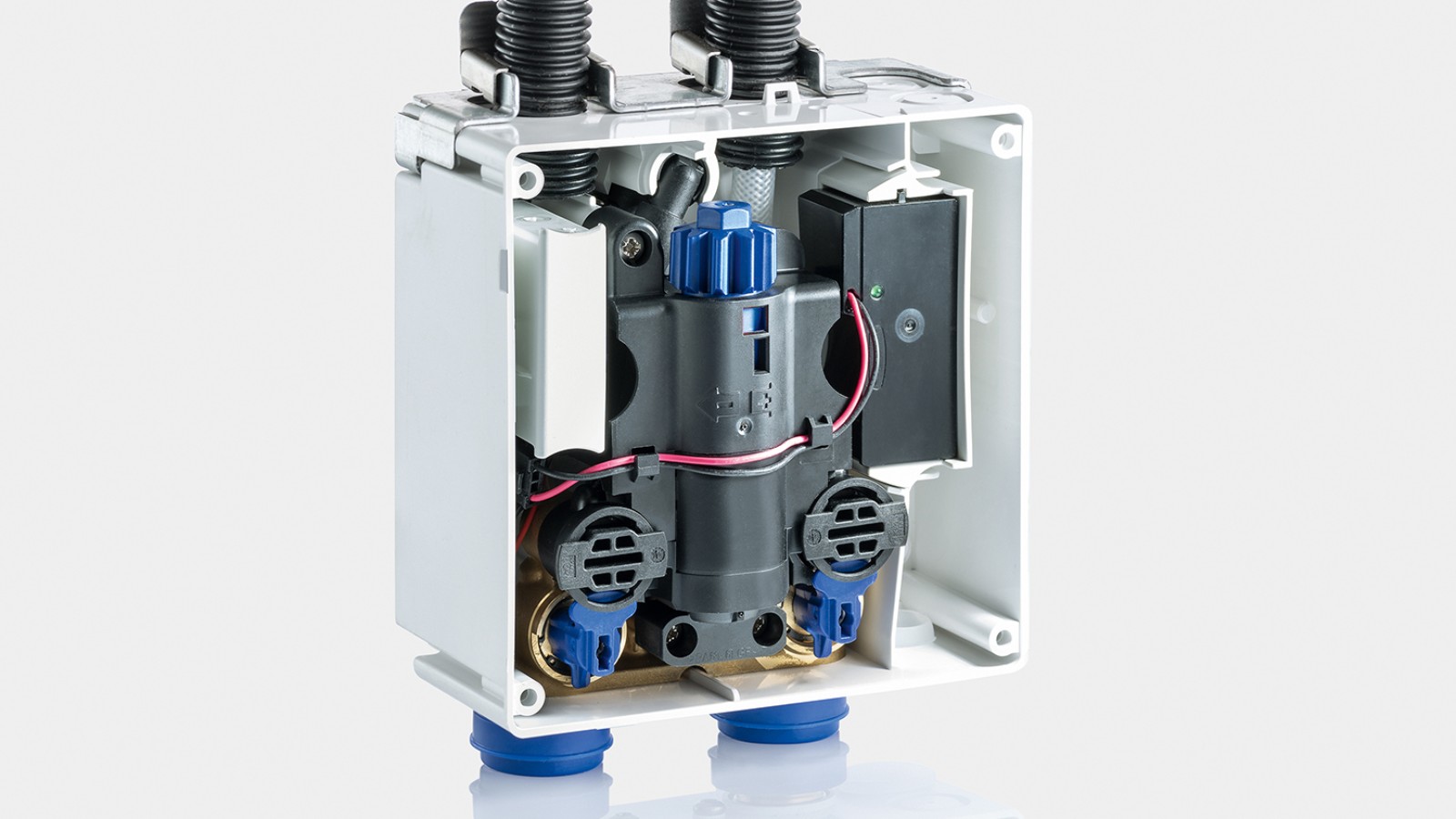 Misturador termostático para maior segurança e comodidade Misturador termostático para maior segurança e comodidade