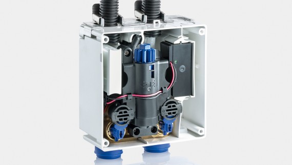 Misturador termostático para o sistema de torneiras Geberit