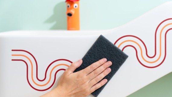 Instruções de limpeza para o espaço de diversão e para fazer a higiene Geberit Bambini Instruções de limpeza para o espaço de diversão e para fazer a higiene Geberit Bambini