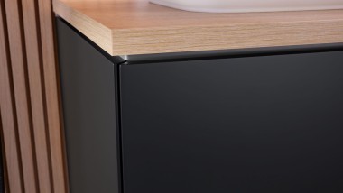 Móvel de lavatório Geberit ONE em preto mate Móvel de lavatório Geberit ONE em preto mate