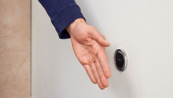 Placa de descarga à distância Geberit série 10