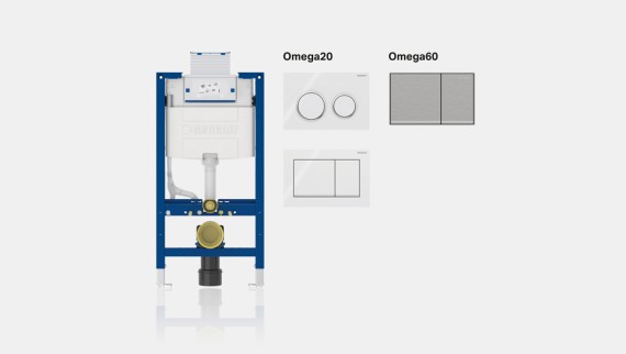 Placas de descarga Geberit Omega Placas de descarga Geberit Omega