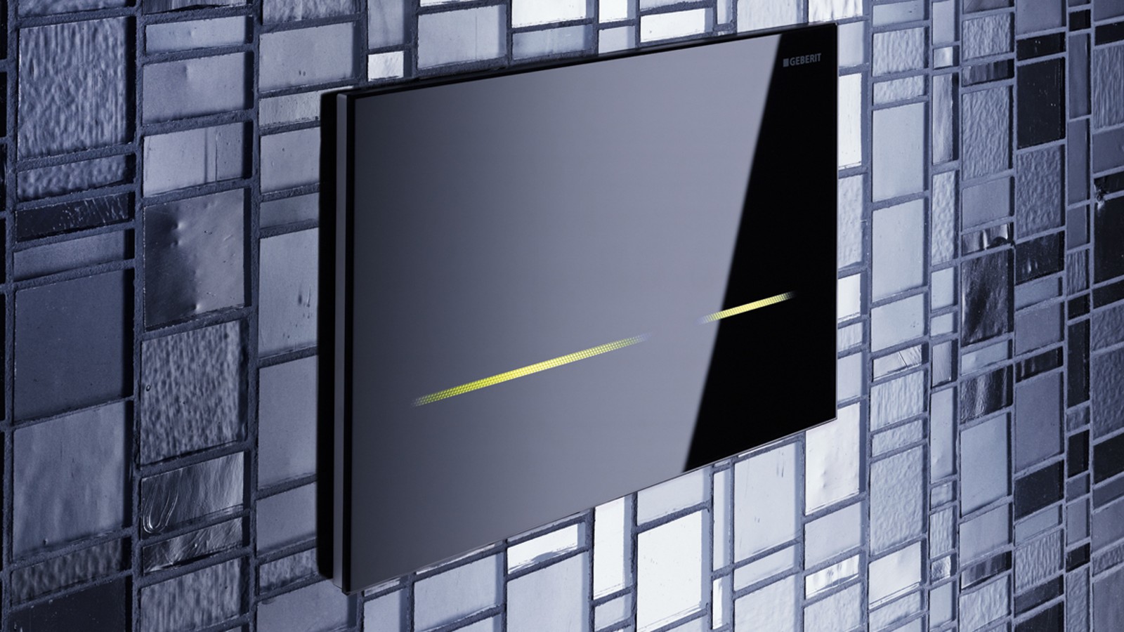 Placa de comando de descarga Geberit Sigma80 sem contacto