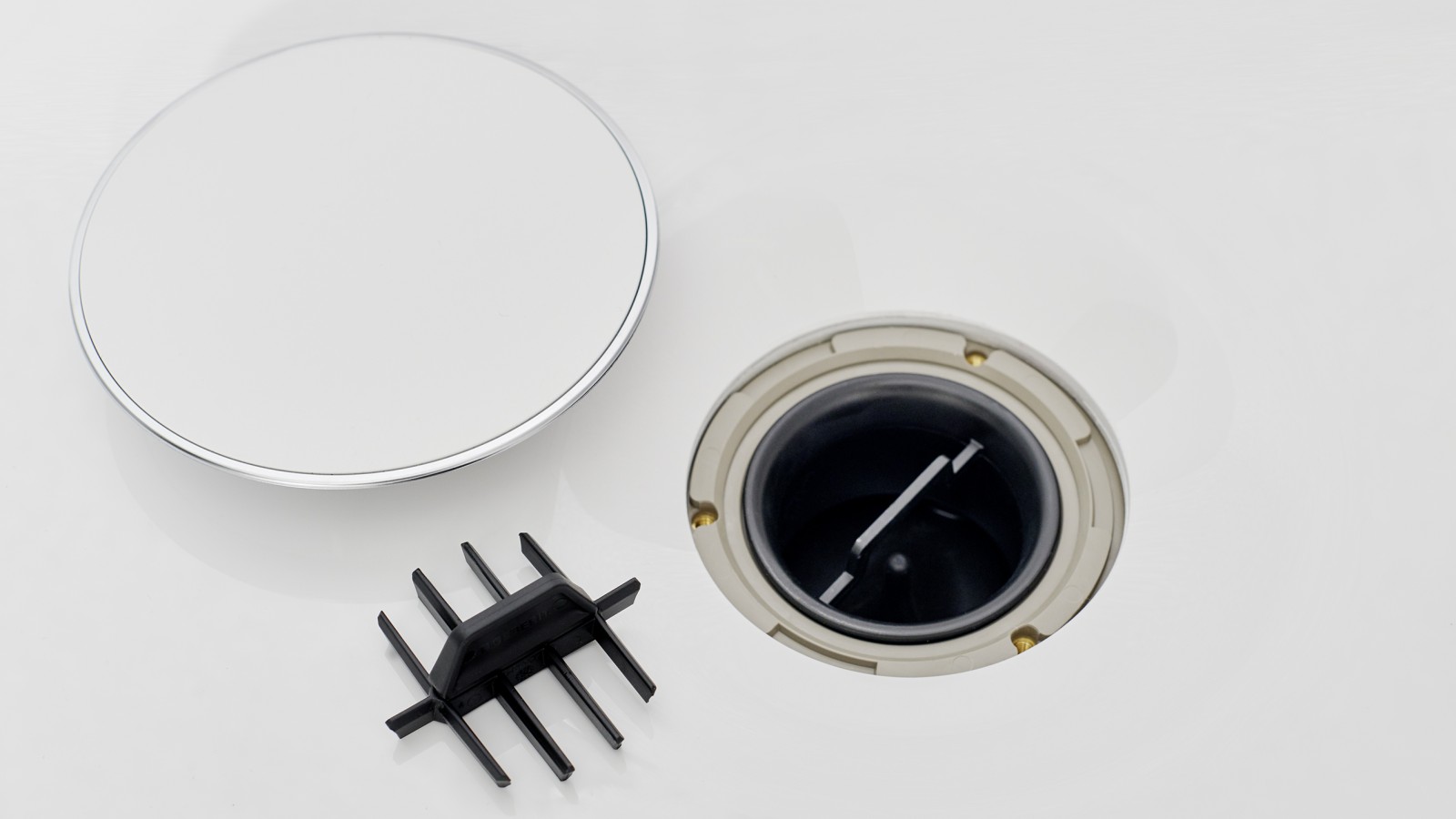 Tampa de sifão e filtro para cabelos Tampa de sifão e filtro para cabelos