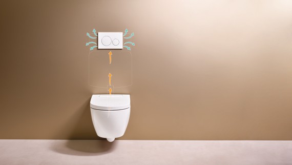 Sanita bidé AquaClean Alba com módulo de eliminação de cheiros DuoFresh