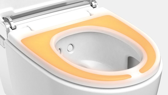 Aquecimento do assento da sanita Geberit AquaClean Aquecimento do assento da sanita Geberit AquaClean