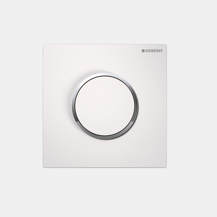 Placa de descarga para urinol Geberit série 10