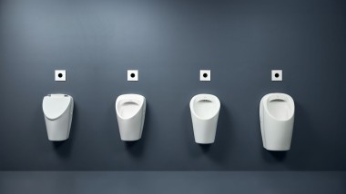 Urinóis da série de casa de banho Geberit Selnova (© Geberit)