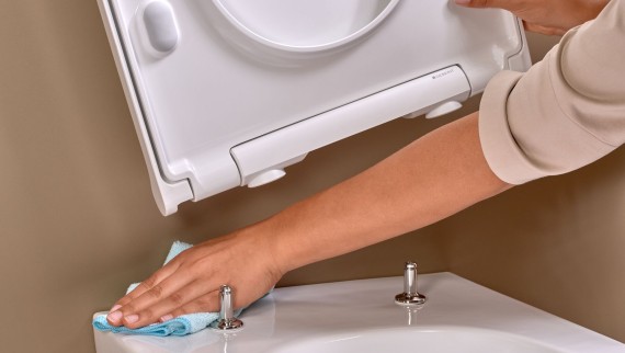 Limpeza fácil da sanita Limpeza fácil da sanita