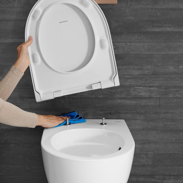 Sanita Acanto com QuickRelease (© Geberit) Sanita Acanto com QuickRelease (© Geberit)
