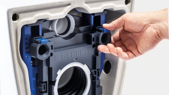 Regulação em altura posterior Geberit ONE Regulação em altura posterior Geberit ONE