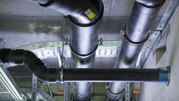 Tubos Geberit PE na indústria Tubos Geberit PE na indústria