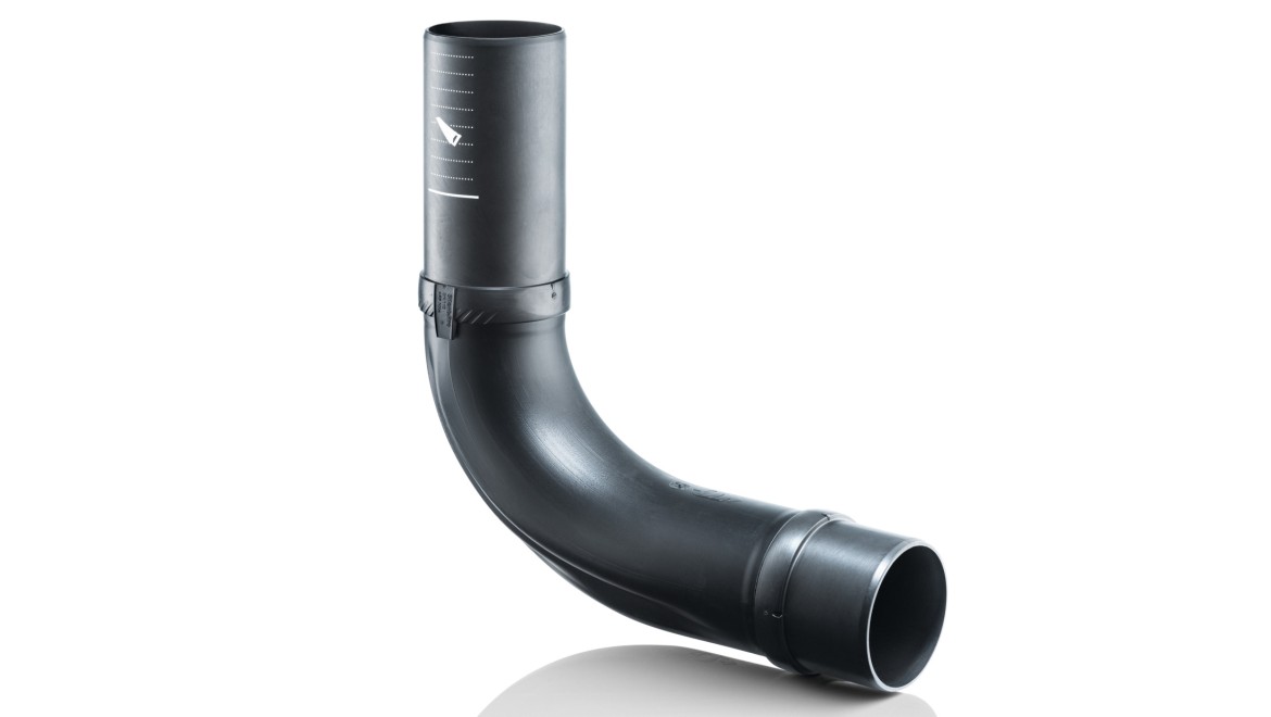 Curva de fundo do Geberit Silent-Pro