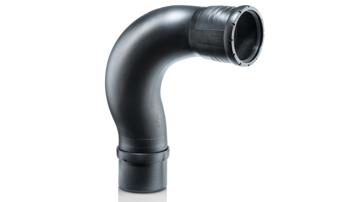 Curva Geberit Silent-Pro BackFlip