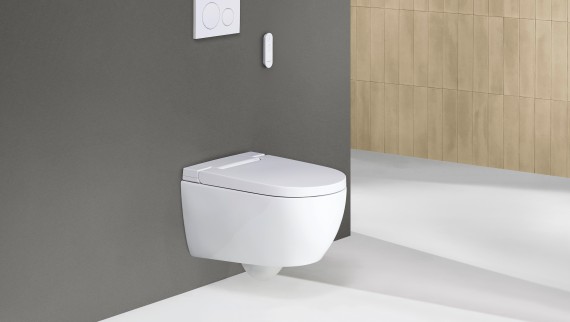 Geberit AquaClean Alba com comando remoto Sigma20 Geberit AquaClean Alba com comando remoto Sigma20