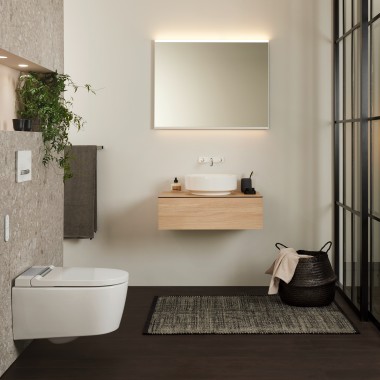 Geberit AquaClean Sela num hotel Geberit AquaClean Sela num hotel