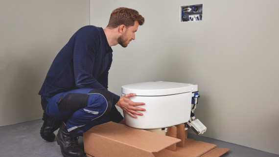 Geberit AquaClean tecnologia inovadora e fácil de instalar Geberit AquaClean tecnologia inovadora e fácil de instalar