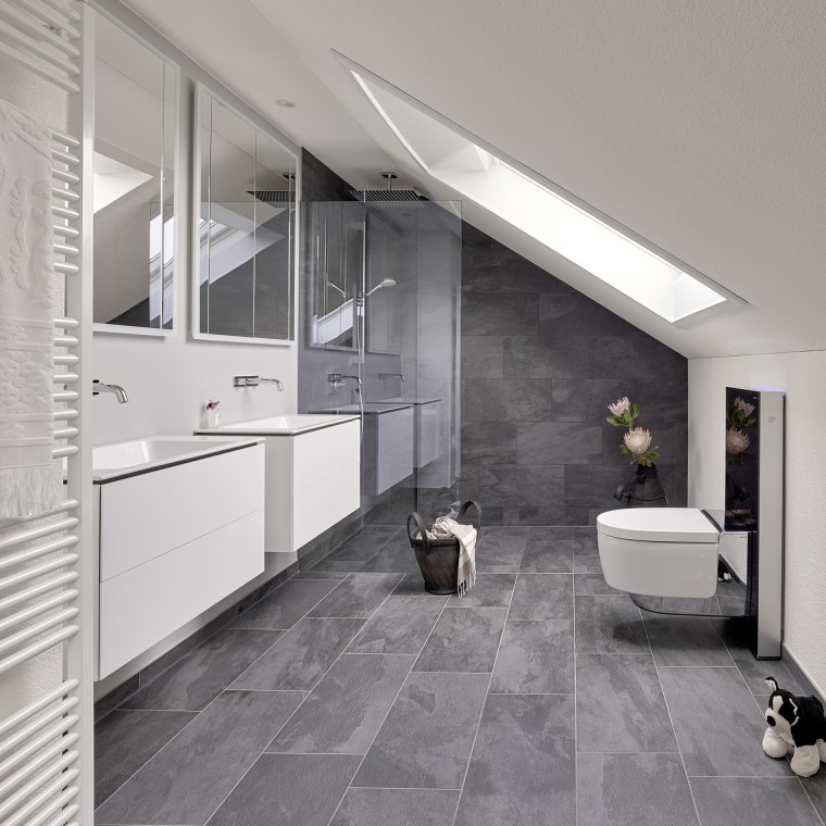 Sótão após a renovação Sótão após a renovação