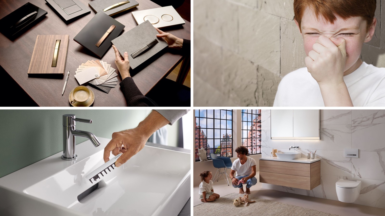 Colagem Casa de banho Geberit (© Geberit) Colagem Casa de banho Geberit (© Geberit)