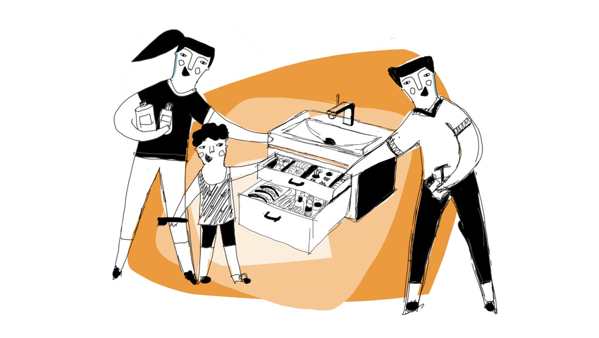 Ilustração do tema “Mais estrutura na casa de banho”