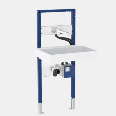 Estrutura Geberit Duofix para lavatório com torneira de parede Brenta Estrutura Geberit Duofix para lavatório com torneira de parede Brenta