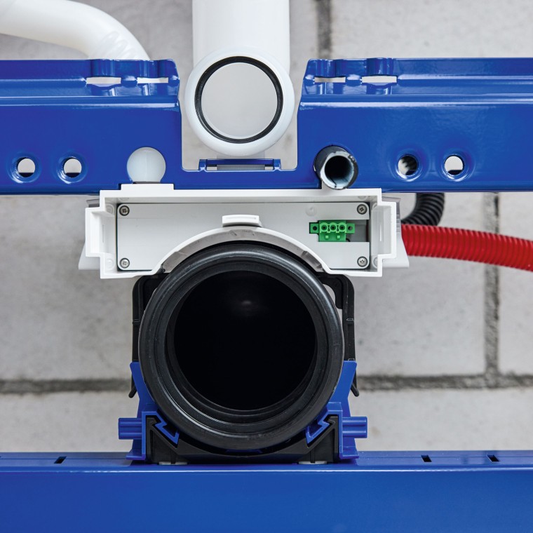 Caixa de alimentação e liação Geberit