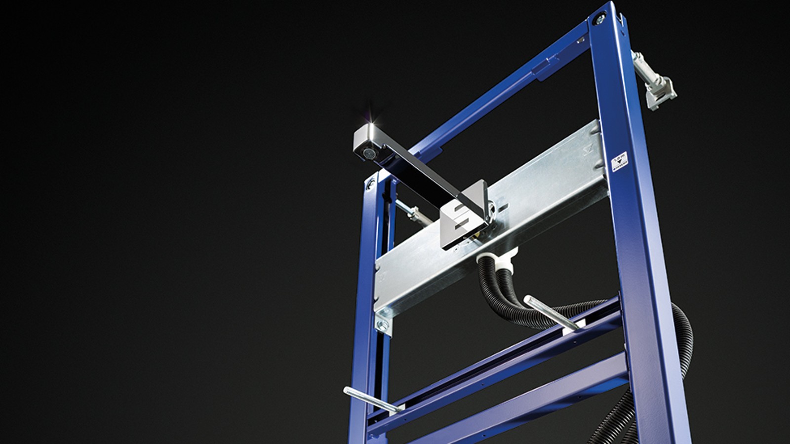 Estrutura de instalação para as torneiras de lavatório Geberit Piave e Brenta Estrutura de instalação para as torneiras de lavatório Geberit Piave e Brenta