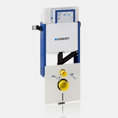 Estrutura de instalação de autoclismo Geberit Kombifix para parede de alvenaria Estrutura de instalação de autoclismo Geberit Kombifix para parede de alvenaria