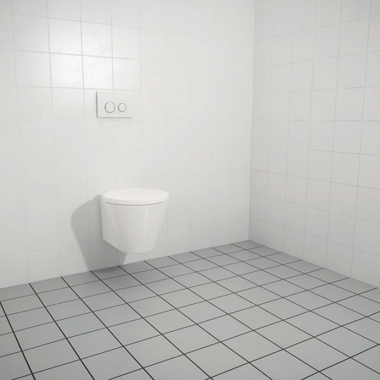 Fixação de aparelhos sanitários numa parede revestida com azulejos Fixação de aparelhos sanitários numa parede revestida com azulejos