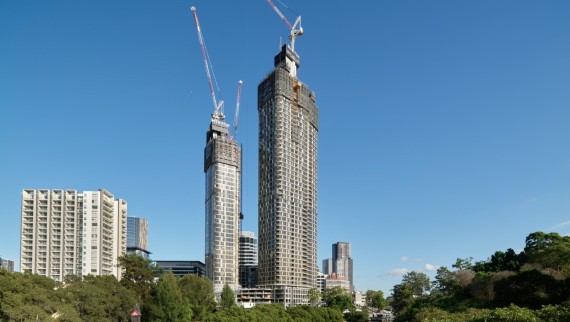 As duas 180 George Towers anunciam a densificação da conurbação de Sydney (© Michael Curwood & Adam Powell) As duas 180 George Towers anunciam a densificação da conurbação de Sydney (© Michael Curwood & Adam Powell)