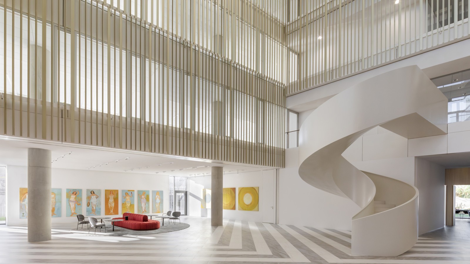 O átrio central (© Ana Skobe)