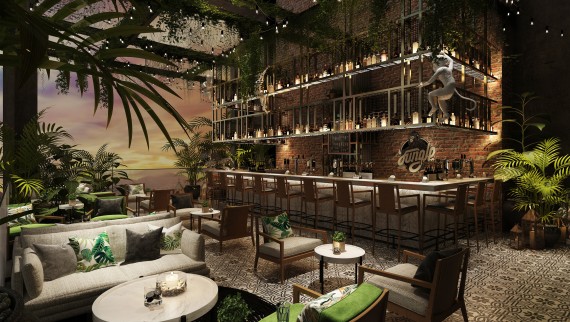 Hotel Marriott Kampala, bar do hotel (© MMAC Dubai) Hotel Marriott Kampala, bar do hotel (© MMAC Dubai)