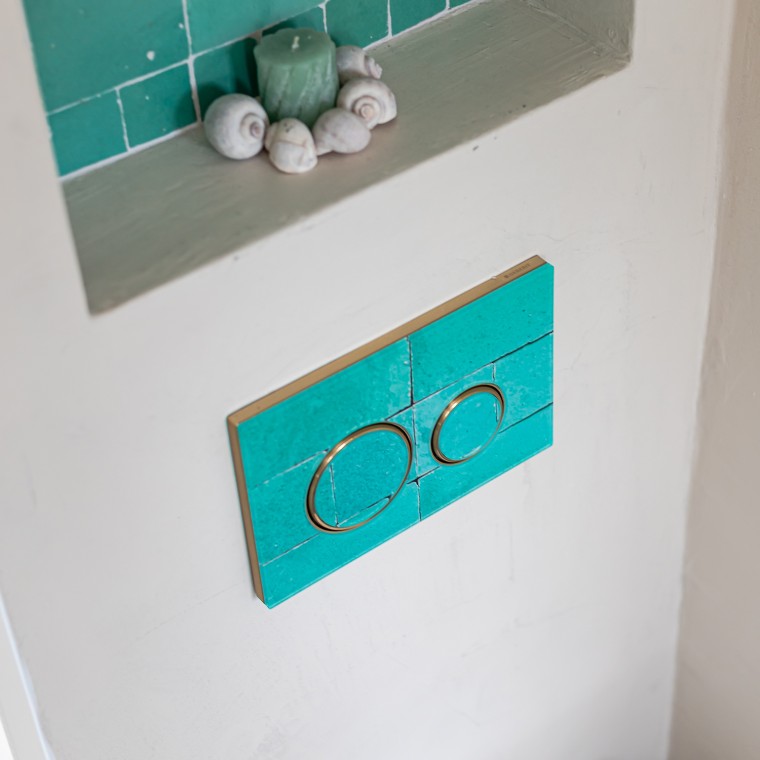 A placa de descarga Sigma21 personalizada em design estilo marroquino (© Chiela van Meerwijk) A placa de descarga Sigma21 personalizada em design estilo marroquino (© Chiela van Meerwijk)