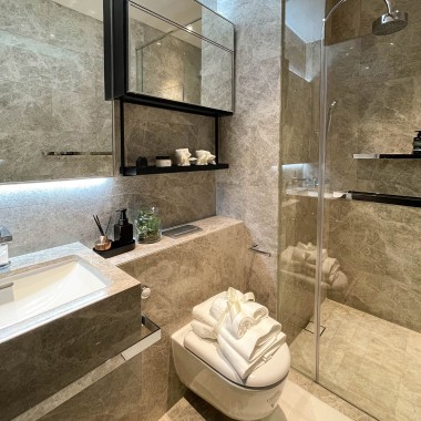 As casas de banho de serviço são muito luxuosas (© Guocoland Limited)