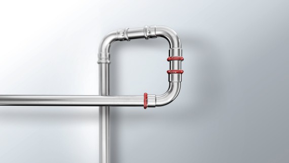 Geberit Mapress Aço Carbono é adequado para instalações com circuitos fechados Geberit Mapress Aço Carbono é adequado para instalações com circuitos fechados