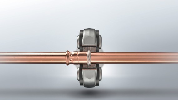 Sistema de união por compressão Geberit Mapress Cobre Sistema de união por compressão Geberit Mapress Cobre