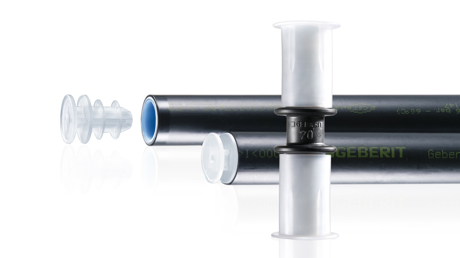 Acessórios e tubos Geberit Mepla Acessórios e tubos Geberit Mepla