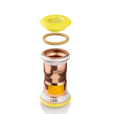 Tubo de cobre Geberit Mapress para gás Tubo de cobre Geberit Mapress para gás
