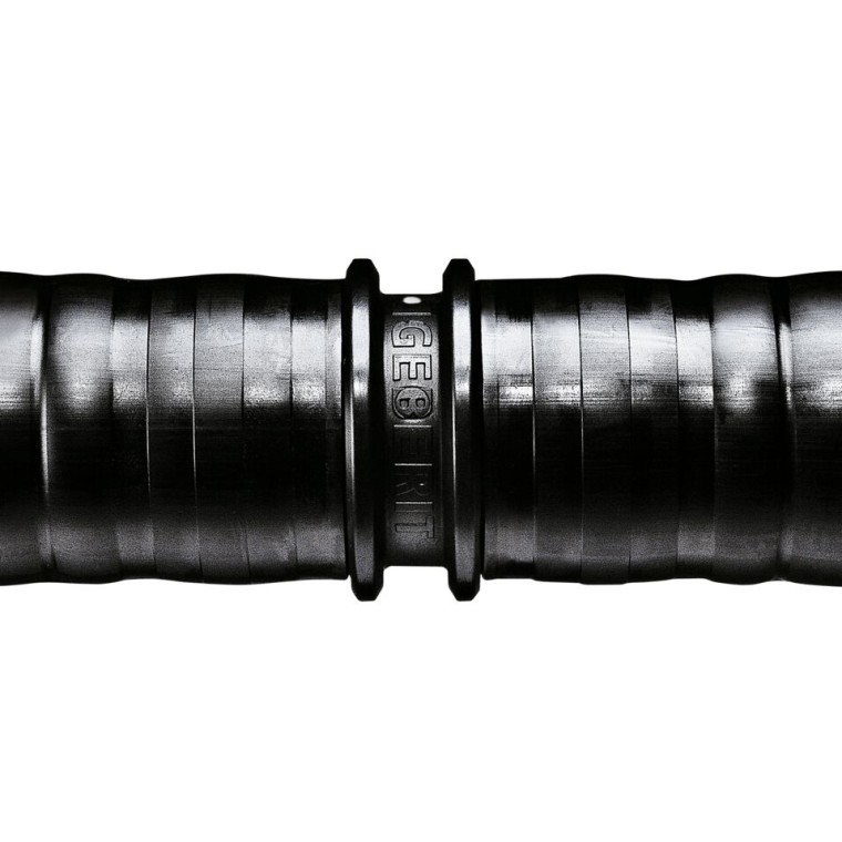 Tubo e acessório do sistema Geberit Mepla, comprimido. O ponto de não retorno.