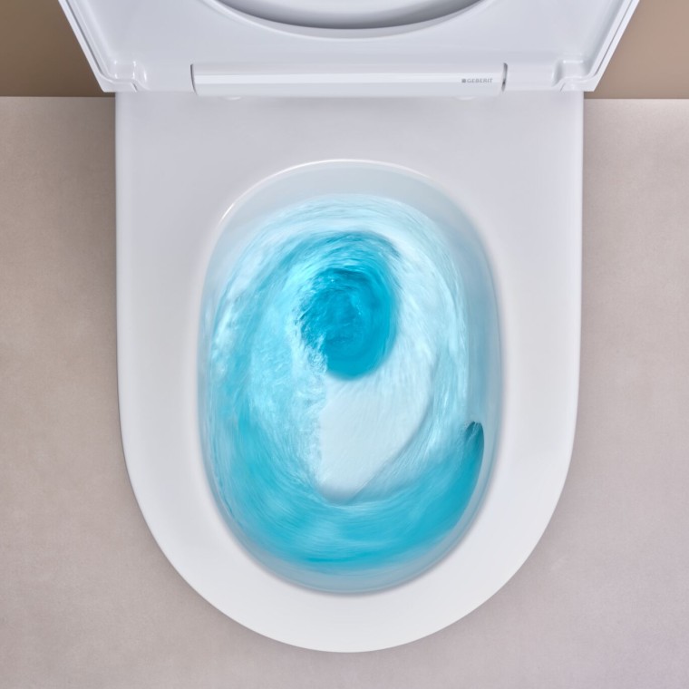 Sanita suspensa Geberit ONE com TurboFlush