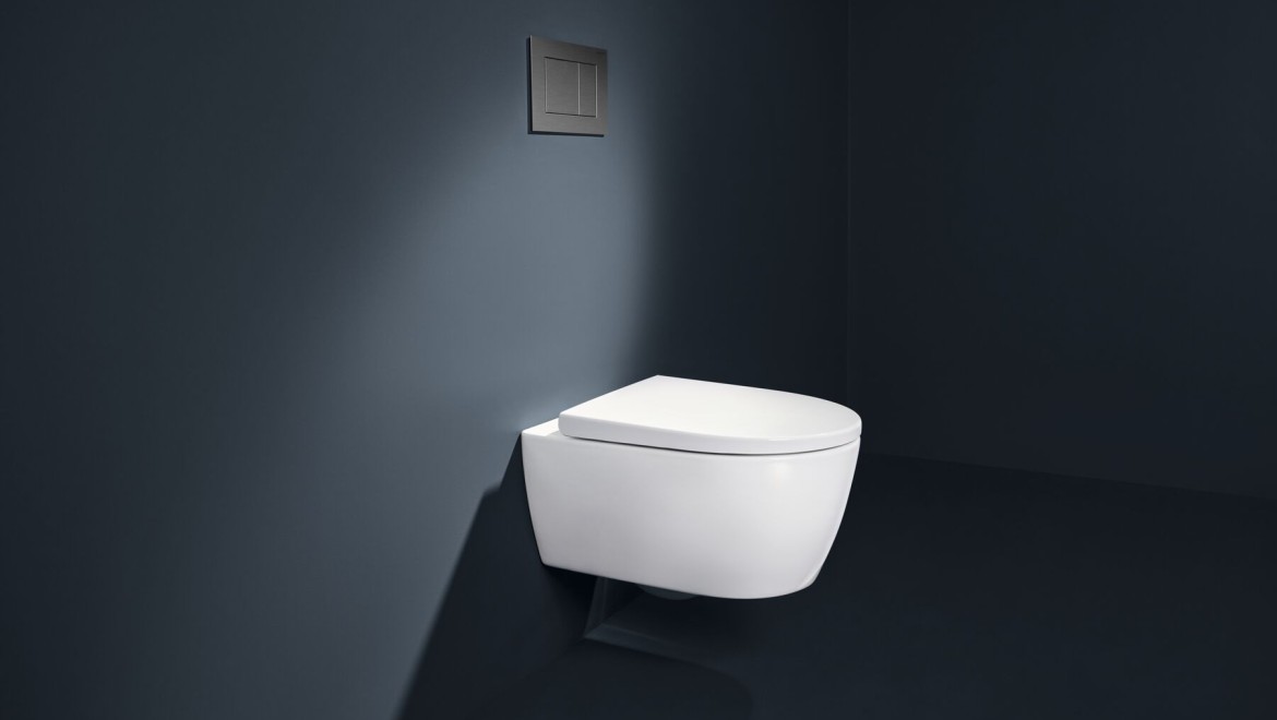 Sanita Geberit iCon com TurboFlush e placa Sigma40