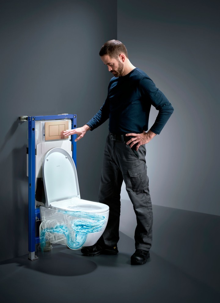 Descarga silenciosa sanitas Geberit