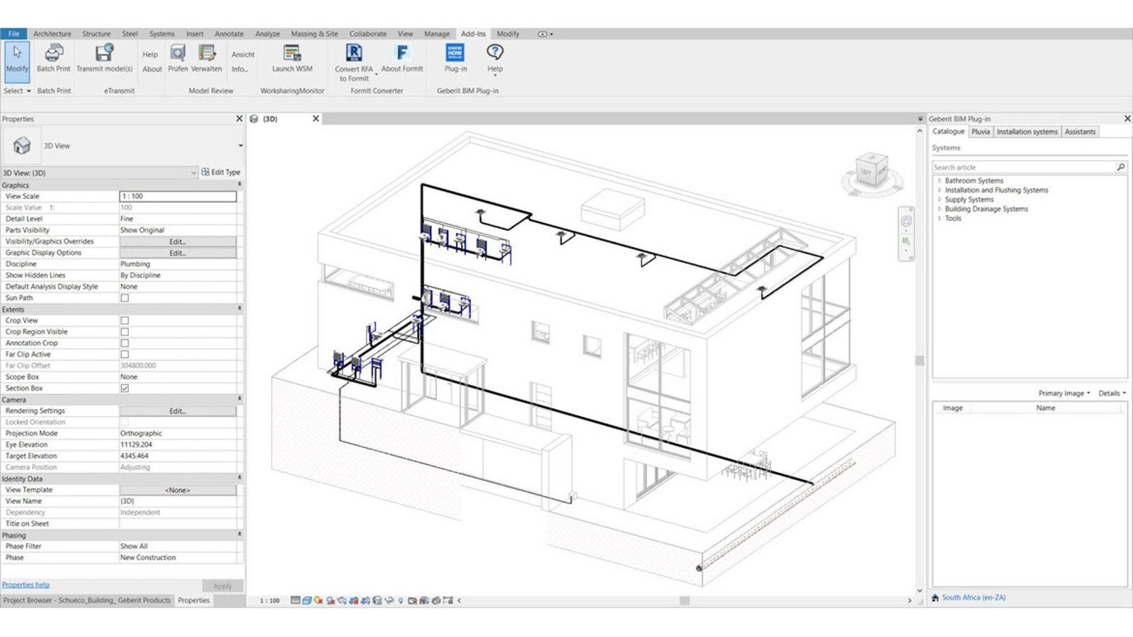 Estrutura do produto no catálogo de módulos de instalação em Autodesk® Revit® Estrutura do produto no catálogo de módulos de instalação em Autodesk® Revit®