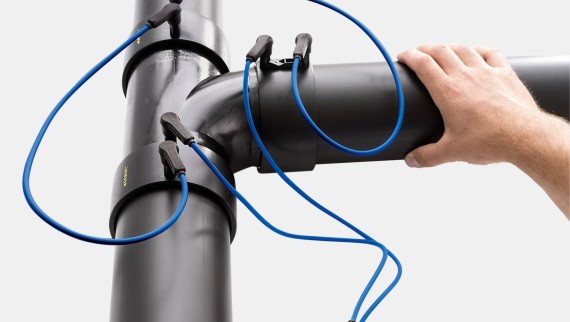 Operação da máquina de eletrossoldadura Geberit ESG 3 Operação da máquina de eletrossoldadura Geberit ESG 3